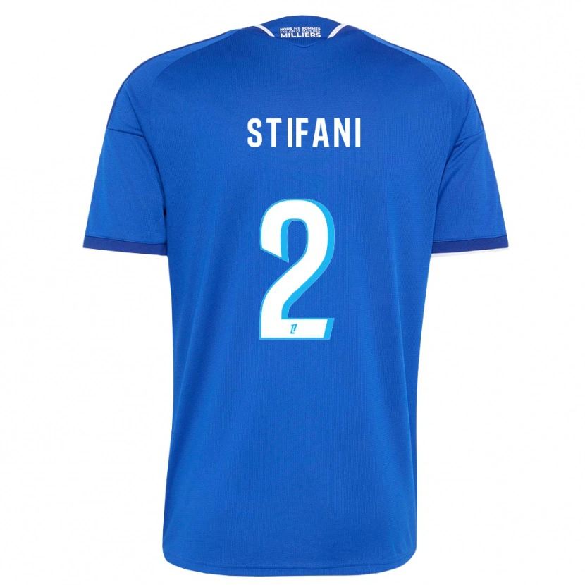DanxenメンズNolaan Stifani#2ロイヤルブルー 白ホームシャツ2026/27ジャージーユニフォーム