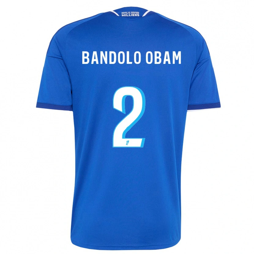 DanxenメンズRandy Bandolo Obam#2ロイヤルブルー 白ホームシャツ2026/27ジャージーユニフォーム