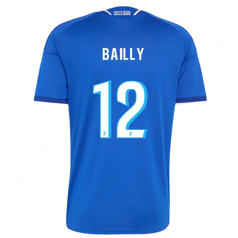 DanxenメンズMelvine Bailly#12ロイヤルブルー 白ホームシャツ2026/27ジャージーユニフォーム