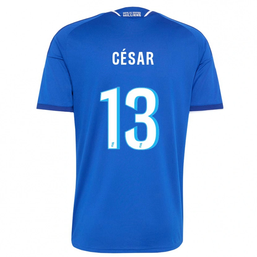DanxenメンズJulbert César#13ロイヤルブルー 白ホームシャツ2026/27ジャージーユニフォーム