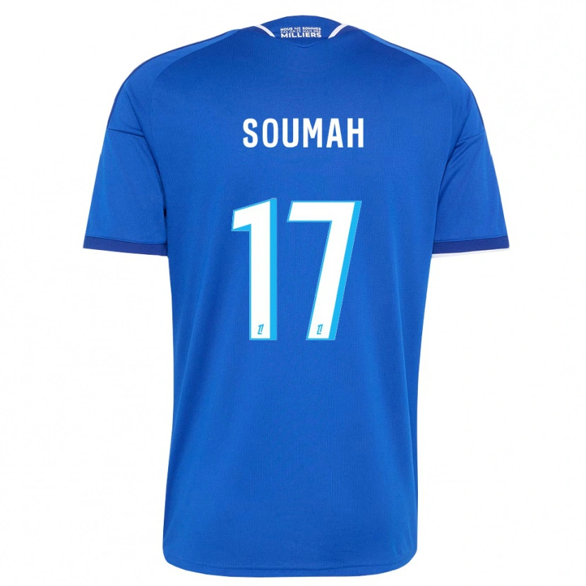 DanxenメンズMalick Soumah#17ロイヤルブルー 白ホームシャツ2026/27ジャージーユニフォーム