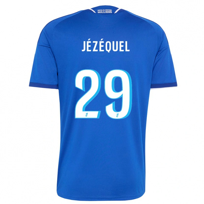 DanxenメンズEmmy Jézéquel#29ロイヤルブルー 白ホームシャツ2026/27ジャージーユニフォーム