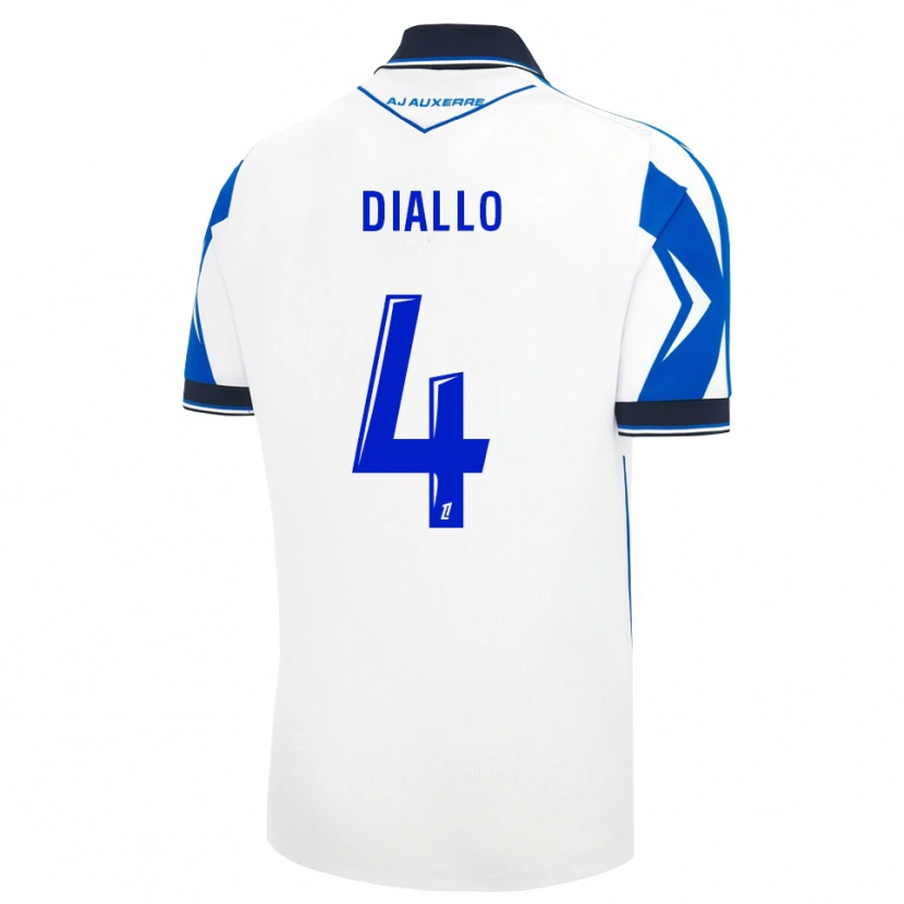 DanxenメンズIbrahim Diallo#4黒 白 青ホームシャツ2026/27ジャージーユニフォーム