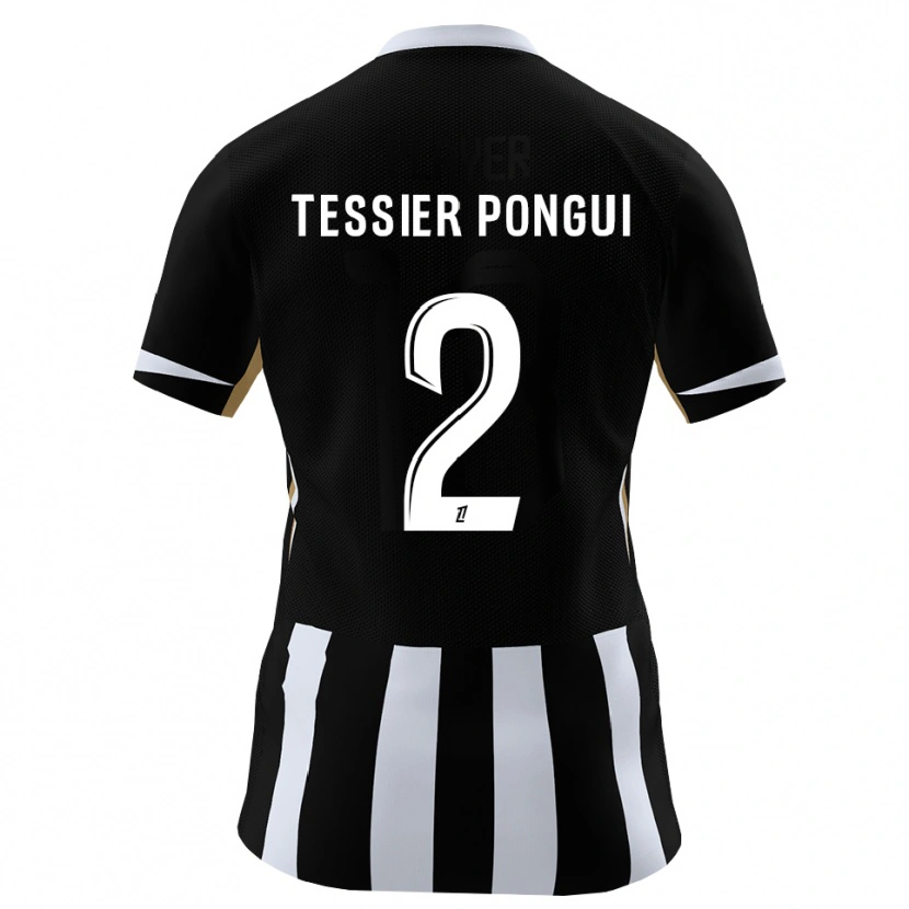 DanxenメンズLeyti Tessier Pongui#2黒 青ホームシャツ2026/27ジャージーユニフォーム
