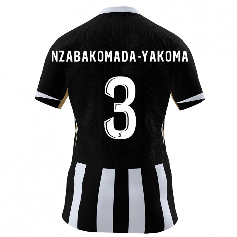 DanxenメンズRaphaël Nzabakomada-Yakoma#3黒 青ホームシャツ2026/27ジャージーユニフォーム