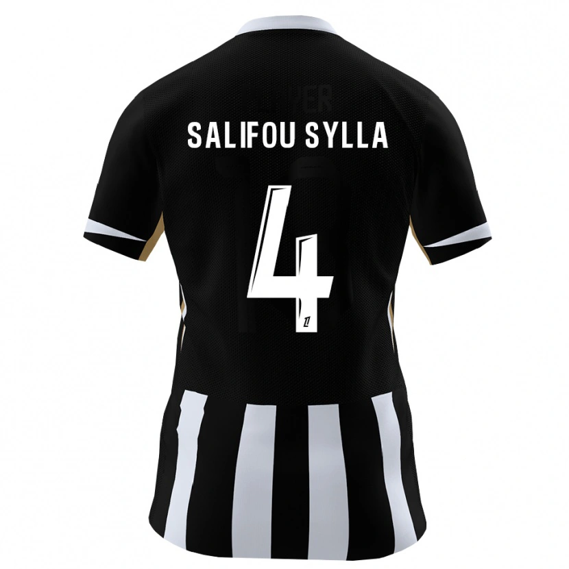 DanxenメンズSalifou Sylla#4黒 青ホームシャツ2026/27ジャージーユニフォーム
