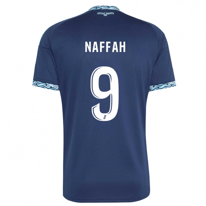 DanxenメンズChahine Naffah#9スティールブルー 白ホームシャツ2026/27ジャージーユニフォーム