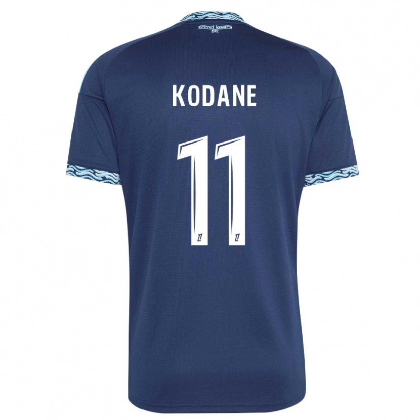 DanxenメンズLionel Kodane#11スティールブルー 白ホームシャツ2026/27ジャージーユニフォーム