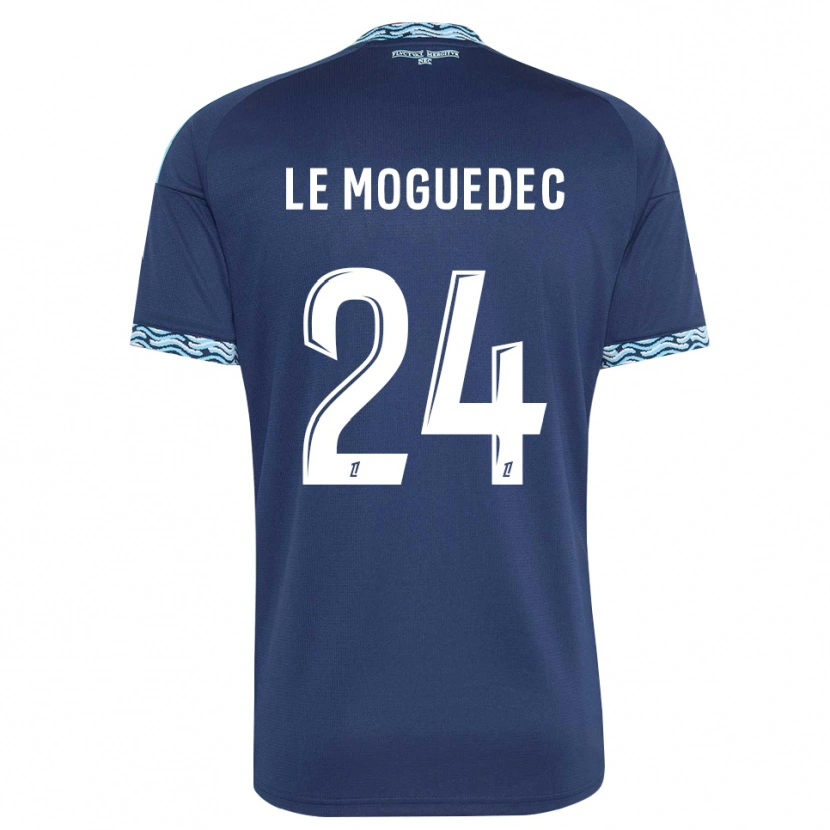 DanxenメンズAnaële Le Moguedec#24スティールブルー 白ホームシャツ2026/27ジャージーユニフォーム