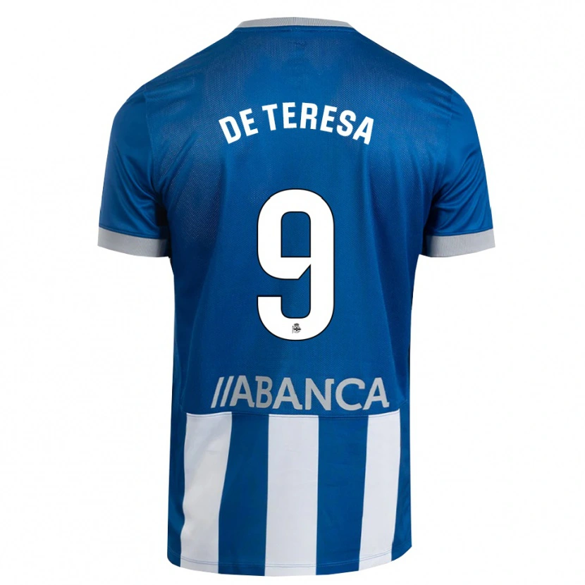 DanxenメンズAna Lucía De Teresa#9青 グレー 白ホームシャツ2026/27ジャージーユニフォーム