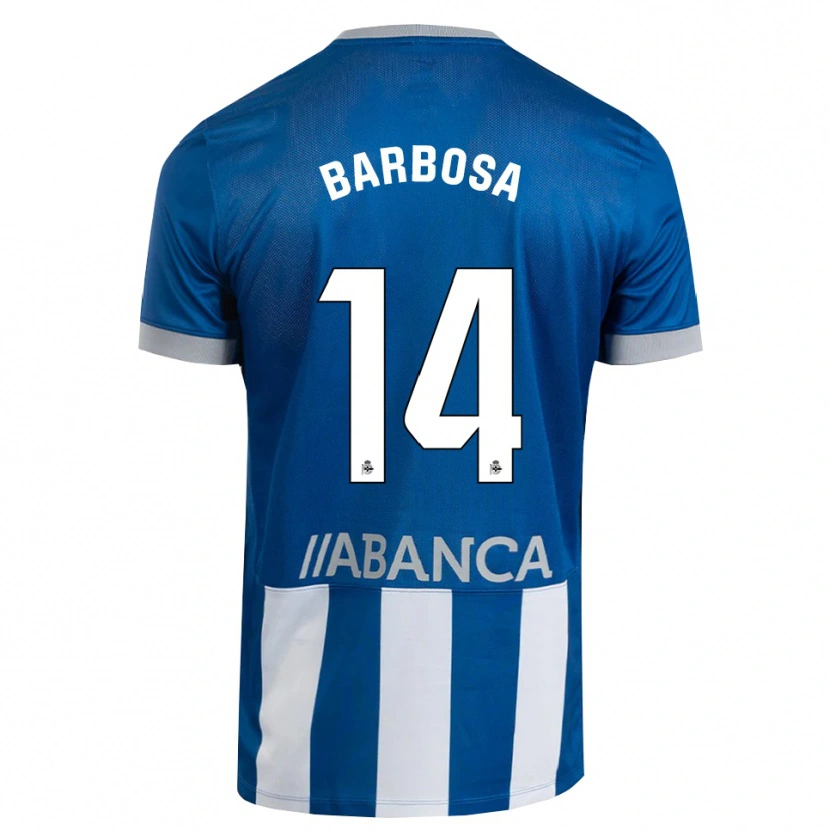 DanxenメンズJustino Barbosa#14青 グレー 白ホームシャツ2026/27ジャージーユニフォーム