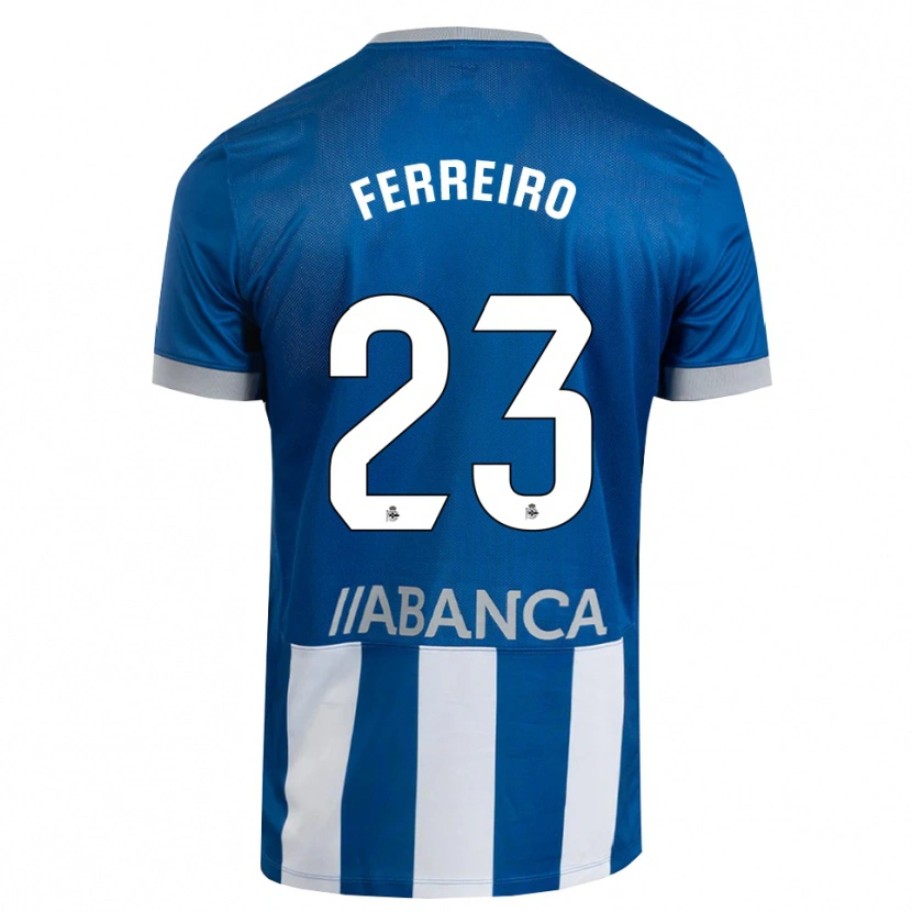 DanxenメンズManu Ferreiro#23青 グレー 白ホームシャツ2026/27ジャージーユニフォーム