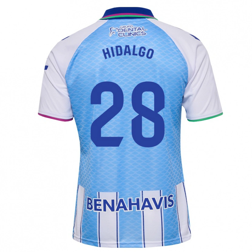DanxenメンズRafita Hidalgo#28ディープスカイブルー 白ホームシャツ2026/27ジャージーユニフォーム