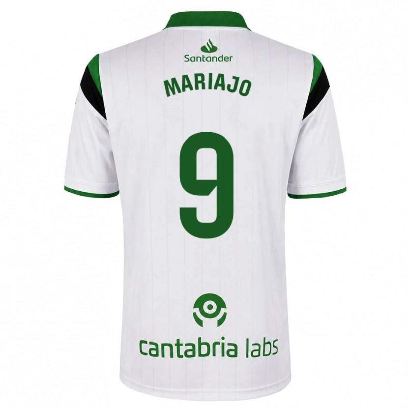 DanxenメンズMaría José Gutiérrez Díaz#9白 緑 黒ホームシャツ2026/27ジャージーユニフォーム