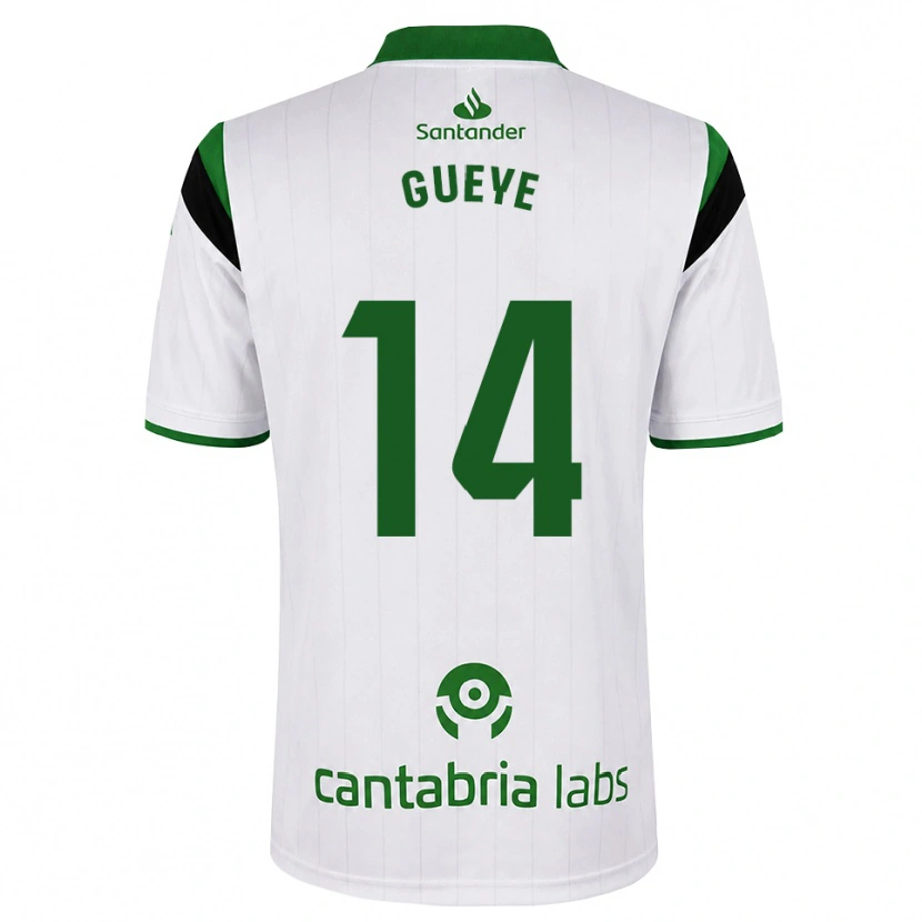 DanxenメンズMaguette Gueye#14白 緑 黒ホームシャツ2026/27ジャージーユニフォーム