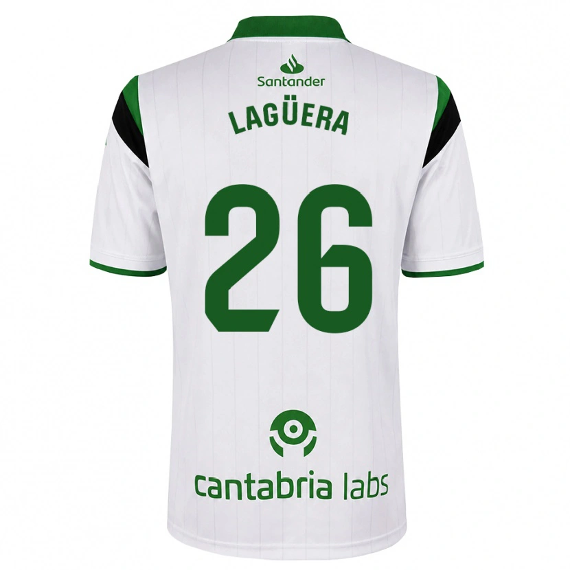 DanxenメンズChristian Lagüera#26白 緑 黒ホームシャツ2026/27ジャージーユニフォーム