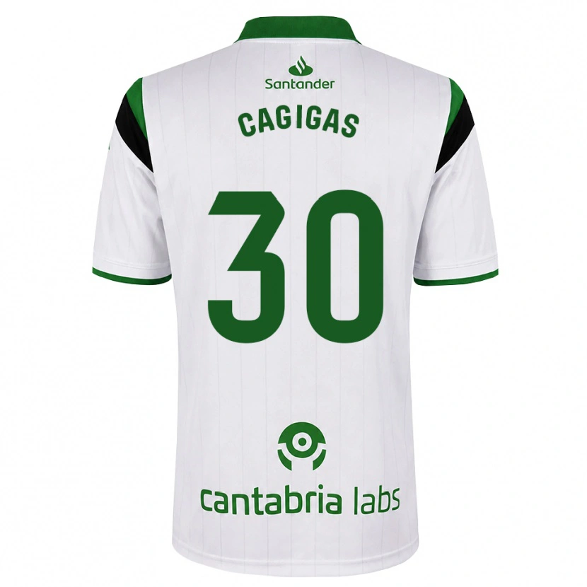 DanxenメンズIván Cagigas#30白 緑 黒ホームシャツ2026/27ジャージーユニフォーム