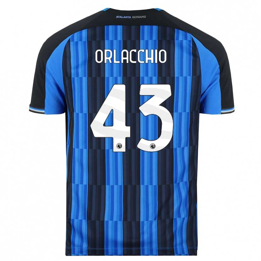 DanxenメンズAngelo Orlacchio#43ブルー ブラック レッドホームシャツ2026/27ジャージーユニフォーム