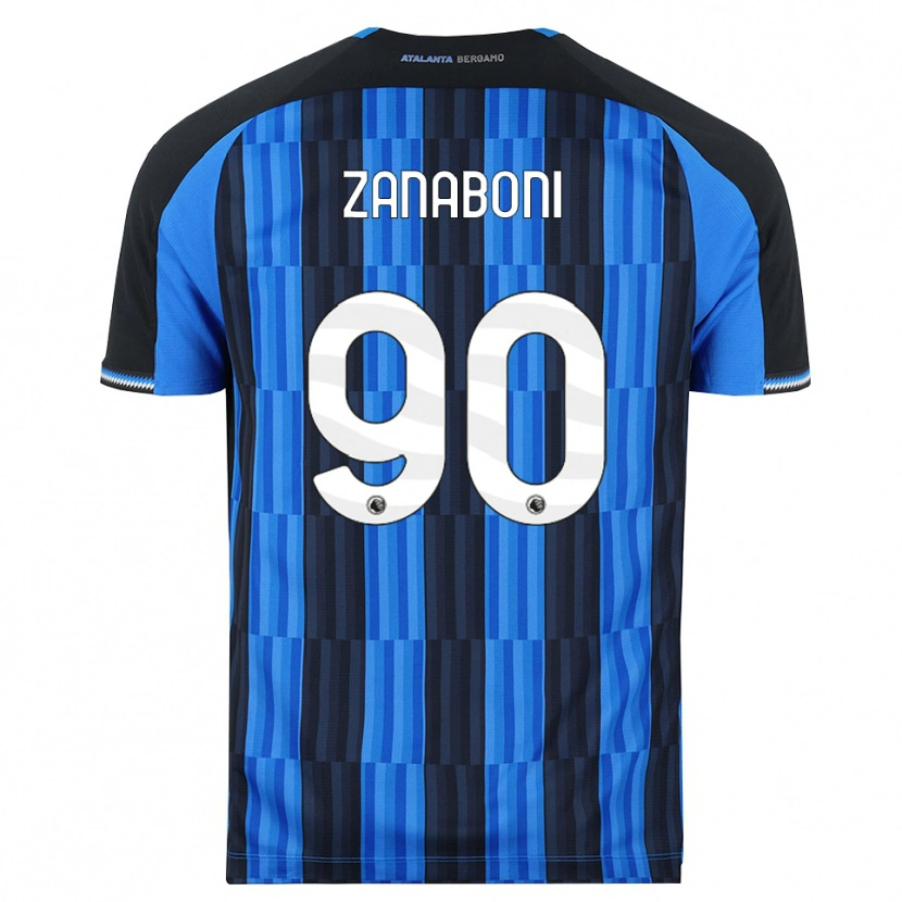 DanxenメンズEmanuele Zanaboni#90ブルー ブラック レッドホームシャツ2026/27ジャージーユニフォーム