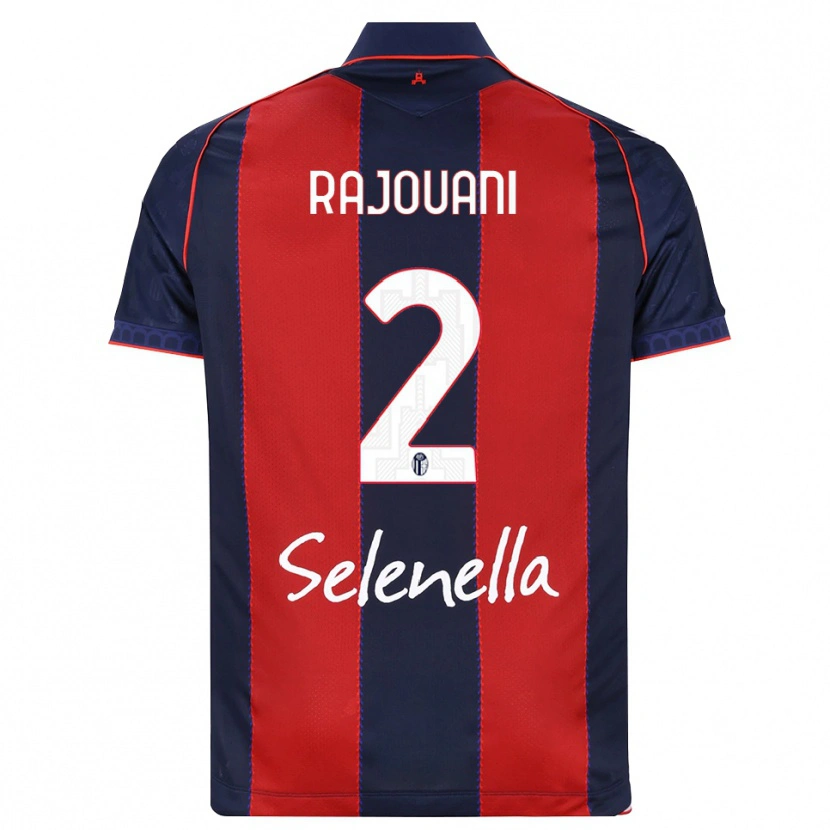 DanxenメンズYassir Rajouani#2ロイヤルブルー レッド ホワイトホームシャツ2026/27ジャージーユニフォーム