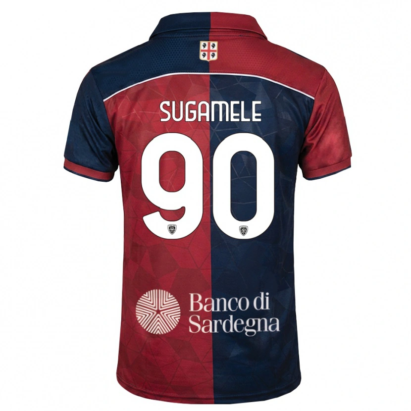 DanxenメンズAlessandro Sugamele#90バーガンディ ロイヤルブルーホームシャツ2026/27ジャージーユニフォーム