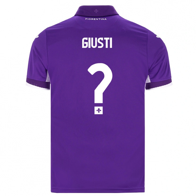 DanxenメンズEdoardo Giusti#0パープル ホワイト ピンクホームシャツ2026/27ジャージーユニフォーム