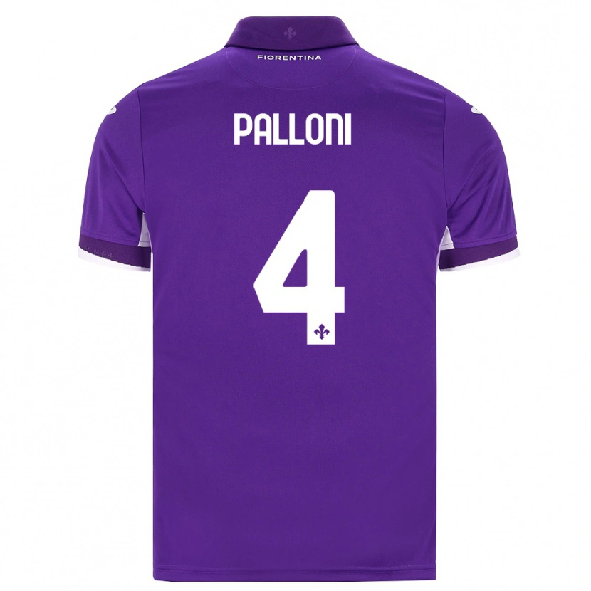 DanxenメンズSamuele Palloni#4パープル ホワイト ピンクホームシャツ2026/27ジャージーユニフォーム