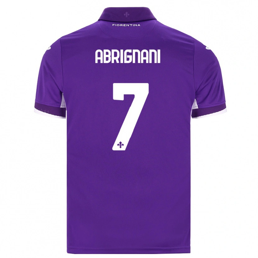 DanxenメンズFilippo Abrignani#7パープル ホワイト ピンクホームシャツ2026/27ジャージーユニフォーム