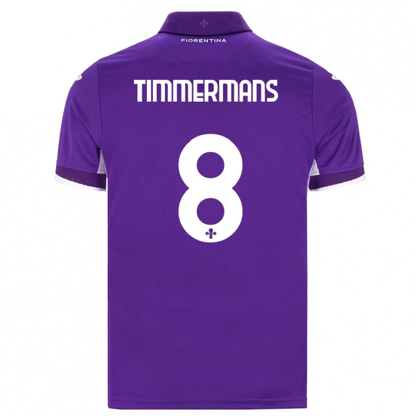 DanxenメンズLoric Timmermans#8パープル ホワイト ピンクホームシャツ2026/27ジャージーユニフォーム