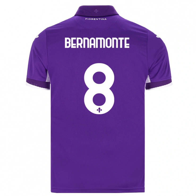 DanxenメンズLorenzo Bernamonte#8パープル ホワイト ピンクホームシャツ2026/27ジャージーユニフォーム