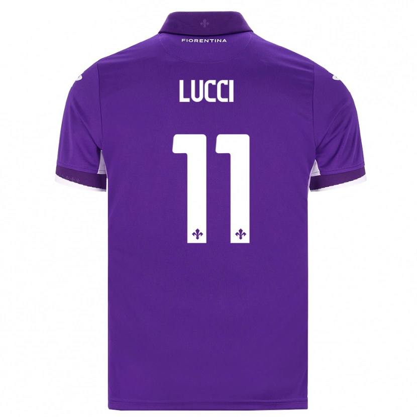 DanxenメンズLeonardo Lucci#11パープル ホワイト ピンクホームシャツ2026/27ジャージーユニフォーム