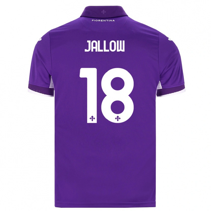 DanxenメンズSulayman Jallow#18パープル ホワイト ピンクホームシャツ2026/27ジャージーユニフォーム
