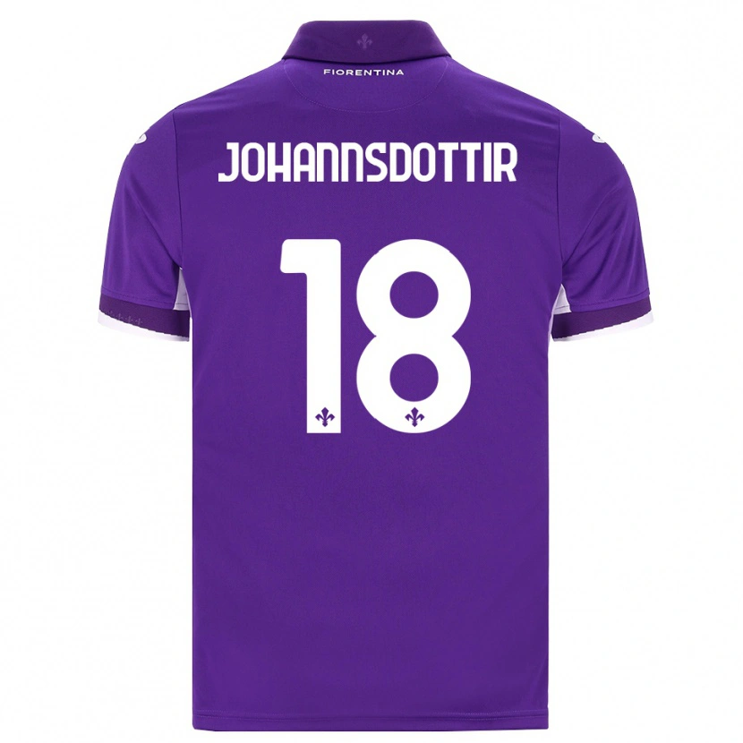 DanxenメンズAlexandra Johannsdottir#18パープル ホワイト ピンクホームシャツ2026/27ジャージーユニフォーム