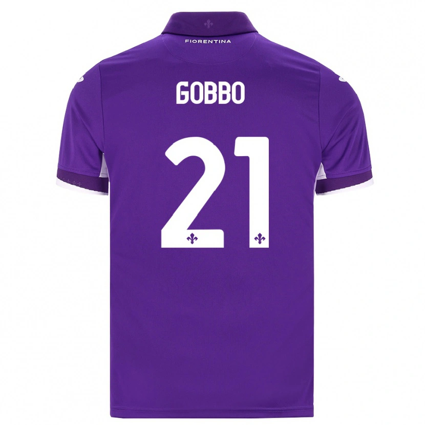 DanxenメンズAngelo Gobbo#21パープル ホワイト ピンクホームシャツ2026/27ジャージーユニフォーム
