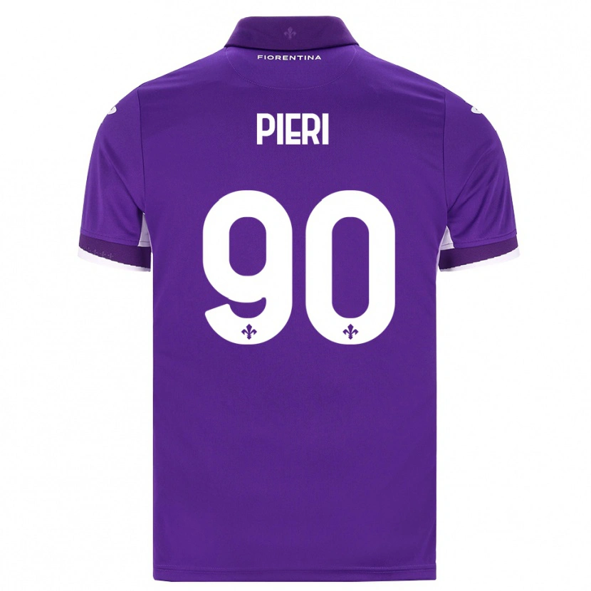 DanxenメンズArianna Pieri#90パープル ホワイト ピンクホームシャツ2026/27ジャージーユニフォーム