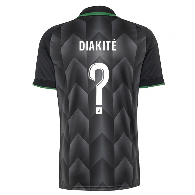 DanxenメンズBoubacar Diakité#0白 黒 緑アウェイシャツ2026/27ジャージーユニフォーム