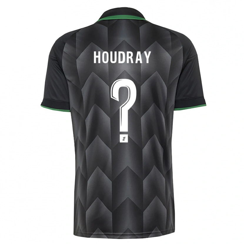 DanxenメンズLeyaan Houdray#0白 黒 緑アウェイシャツ2026/27ジャージーユニフォーム