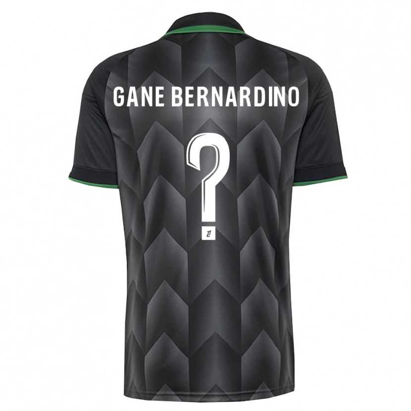 DanxenメンズNathanaël Gane Bernardino#0白 黒 緑アウェイシャツ2026/27ジャージーユニフォーム
