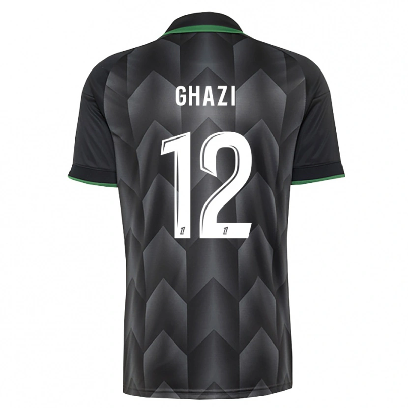 DanxenメンズAli Ghazi#12白 黒 緑アウェイシャツ2026/27ジャージーユニフォーム
