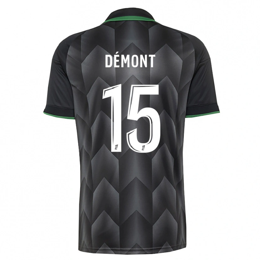 DanxenメンズAnge Démont#15白 黒 緑アウェイシャツ2026/27ジャージーユニフォーム
