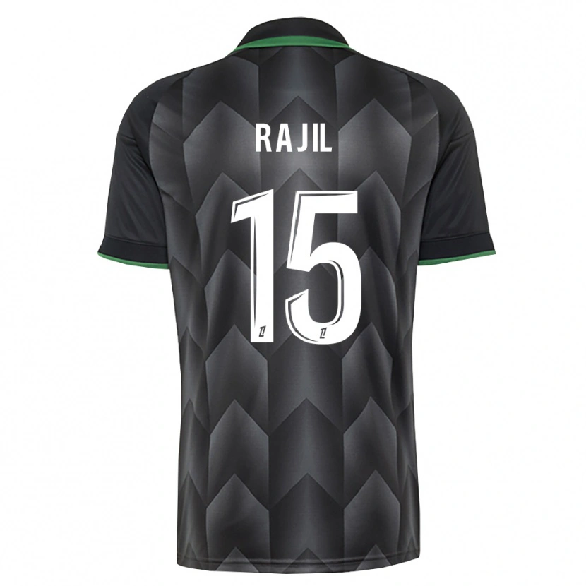 DanxenメンズJibril Rajil#15白 黒 緑アウェイシャツ2026/27ジャージーユニフォーム