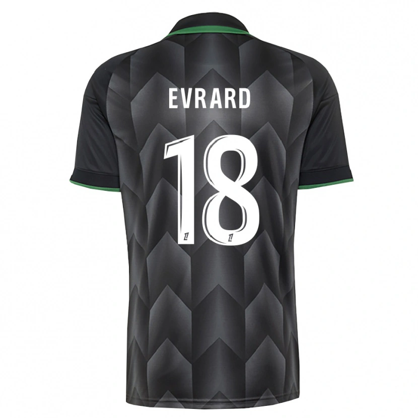 DanxenメンズJulia Evrard#18白 黒 緑アウェイシャツ2026/27ジャージーユニフォーム