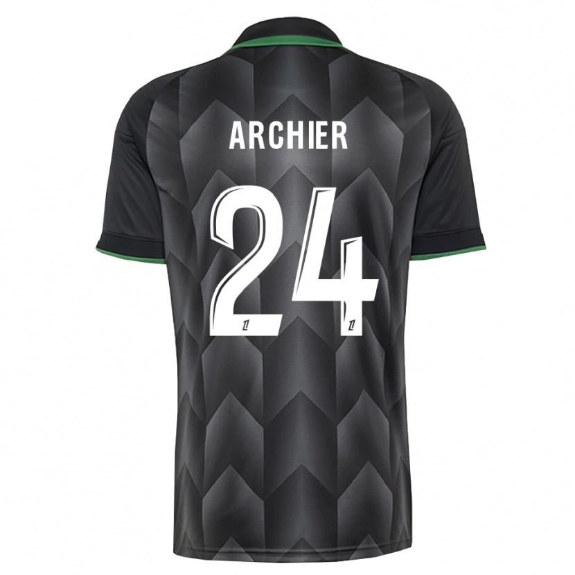 DanxenメンズLouann Archier#24白 黒 緑アウェイシャツ2026/27ジャージーユニフォーム