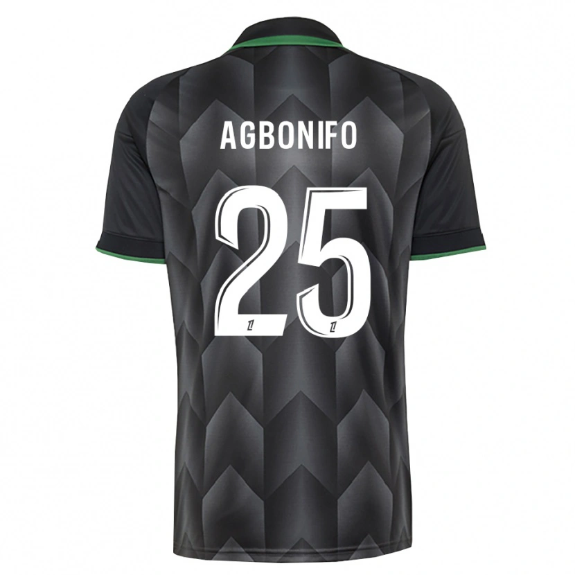 DanxenメンズJeremy Agbonifo#25白 黒 緑アウェイシャツ2026/27ジャージーユニフォーム