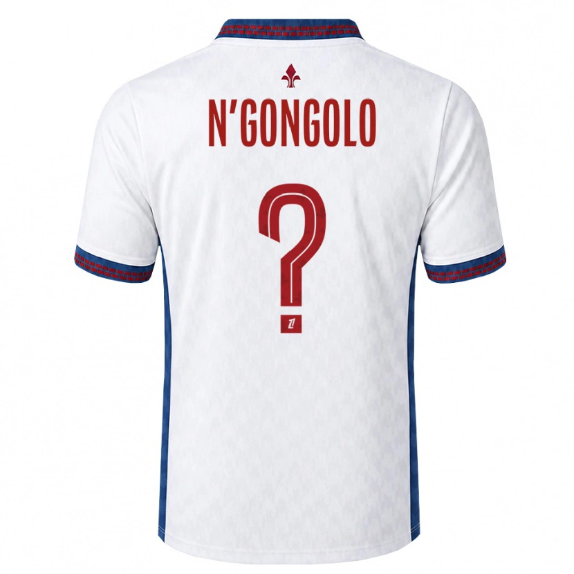 DanxenメンズHoham N'gongolo#0赤 白 青アウェイシャツ2026/27ジャージーユニフォーム
