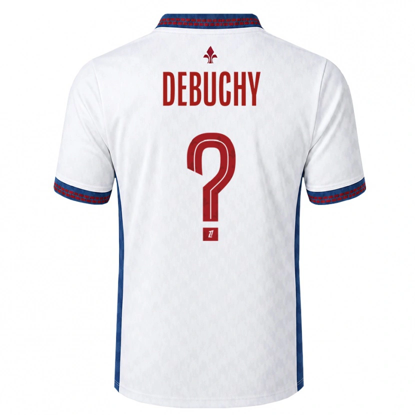 DanxenメンズLukas Debuchy#0赤 白 青アウェイシャツ2026/27ジャージーユニフォーム
