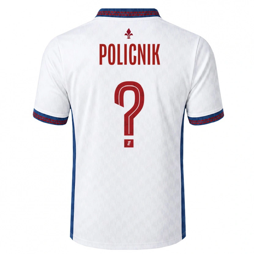 DanxenメンズValéryane Policnik#0赤 白 青アウェイシャツ2026/27ジャージーユニフォーム