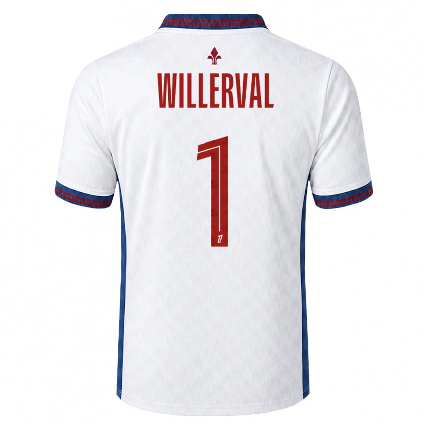 DanxenメンズWilliam Willerval#1赤 白 青アウェイシャツ2026/27ジャージーユニフォーム