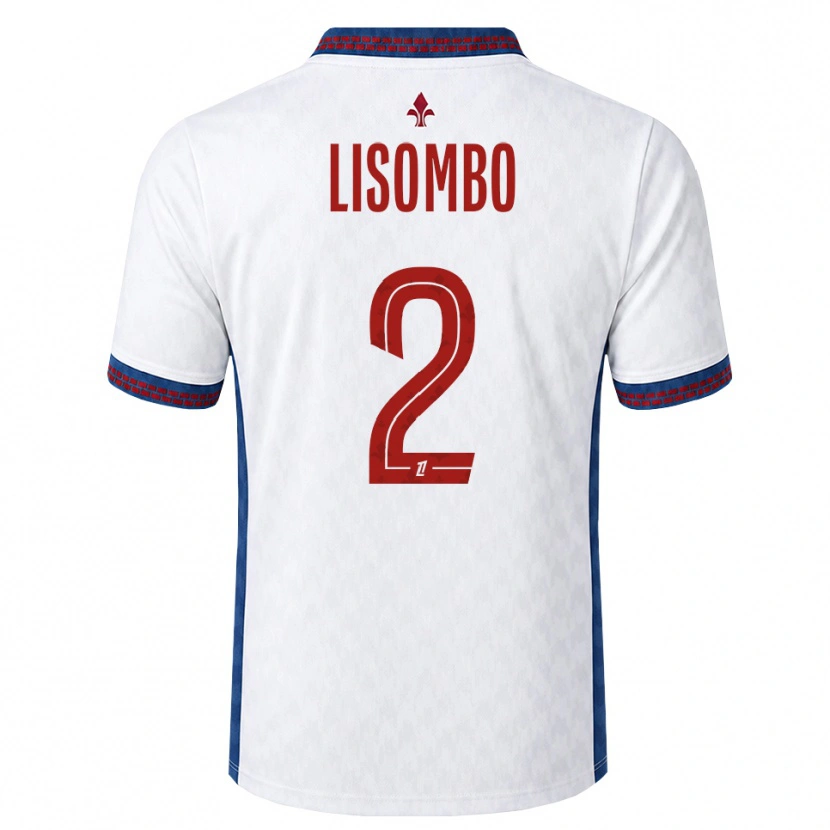 DanxenメンズLougy Lisombo#2赤 白 青アウェイシャツ2026/27ジャージーユニフォーム