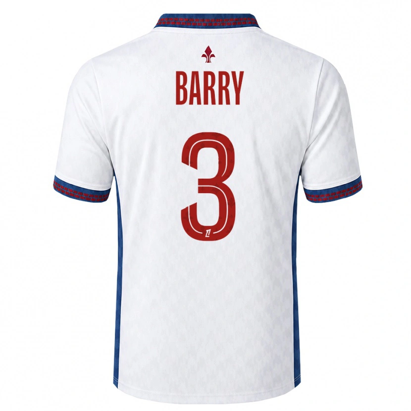 DanxenメンズLéo Barry#3赤 白 青アウェイシャツ2026/27ジャージーユニフォーム